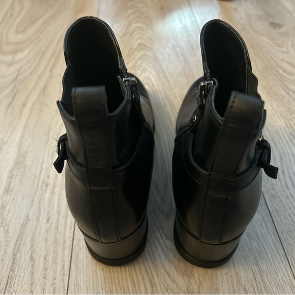 GEOX Black Genuine Leather Boots - Picture 10 of 14